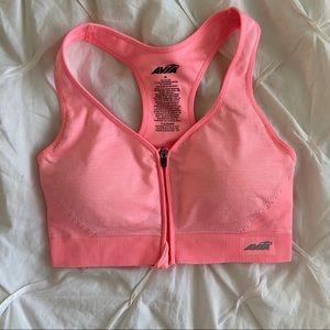 ZIP-UP SPORTS BRA